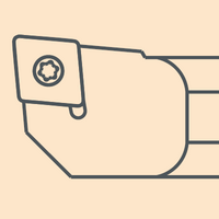 Державка расточная левая S10K-SCLCL06