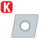 Пластина CNGA120408-CC NAZ300 (керамическая ZrO2)