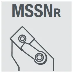 Державка токарная правая MSSNR2020K12