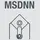 Державка токарная прямая MSDNN2525M12