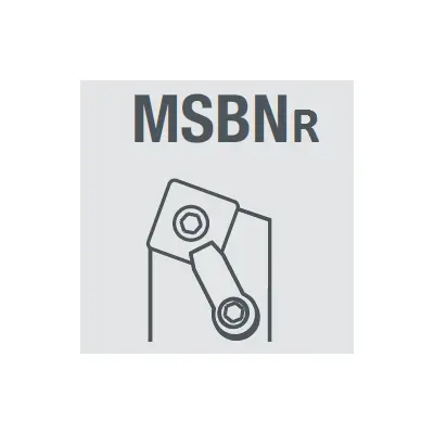 Державка токарная правая MSBNR2525M12
