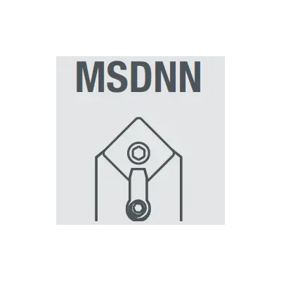 Державка токарная прямая MSDNN2525M12