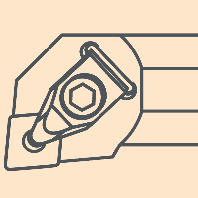 Державка расточная правая внут. СОЖ A25R-DDUNR1506